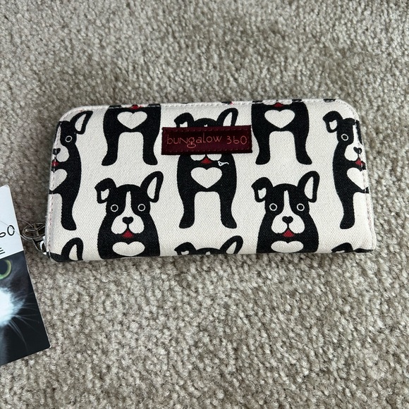 bungalow 360 Handbags - Brand New With Tags Bungalow 360 Dog Print Wallet